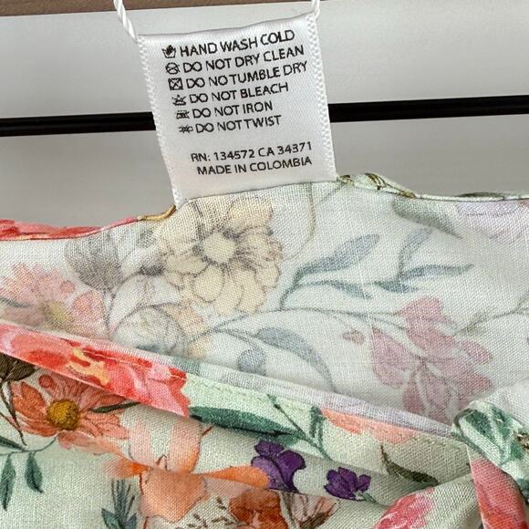 PQ PILYQ SWIM Sarong One Size Amanda Stanton Little Tassel Floral Beach Swim NWT - Picture 12 of 13